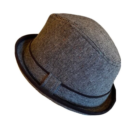 San Diego Hat Company Fedora Gray Tweed One Size - Picture 1 of 7